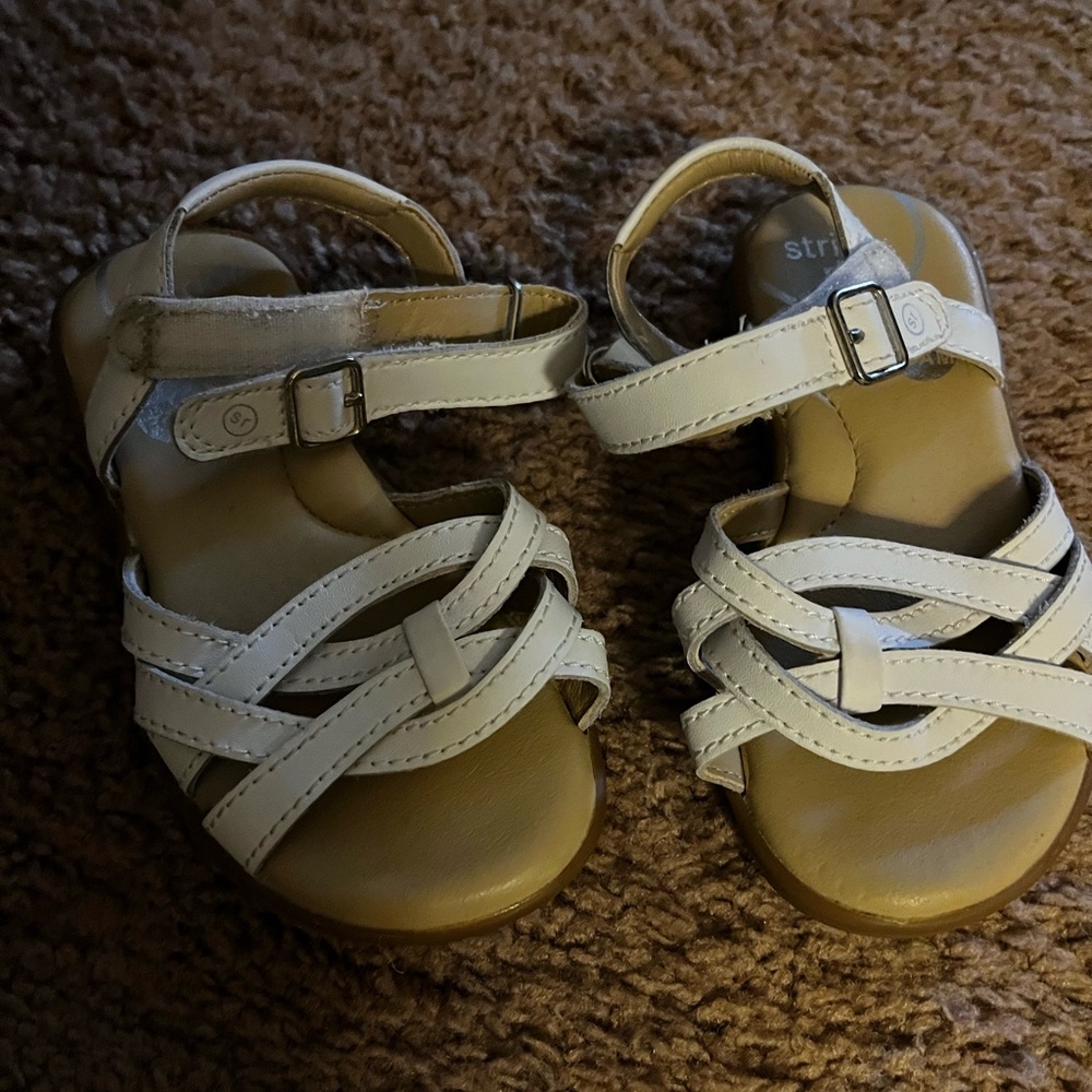 Kids Stride Rite White Sandals
